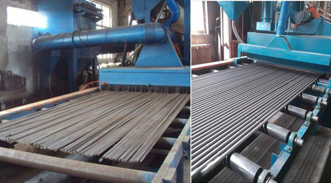 線材拋丸機(jī)，清理機(jī)器圖