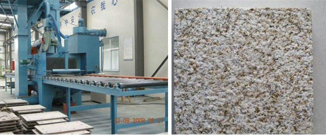 大理石拋毛機(jī)，大理石噴砂拋丸機(jī)